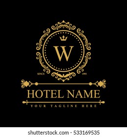 Luxury Logo template in vector for Restaurant, Royalty, Boutique, Cafe, Hotel, Heraldic, Jewelry, Fashion and other vector illustration