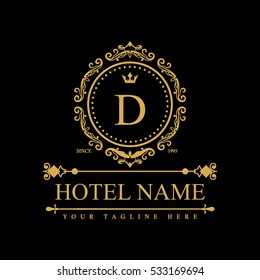 Luxury Logo template in vector for Restaurant, Royalty, Boutique, Cafe, Hotel, Heraldic, Jewelry, Fashion and other vector illustration