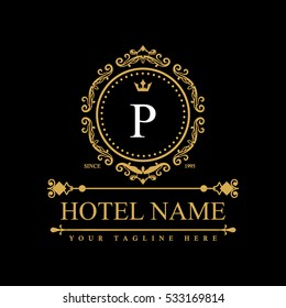 Luxury Logo template in vector for Restaurant, Royalty, Boutique, Cafe, Hotel, Heraldic, Jewelry, Fashion and other vector illustration