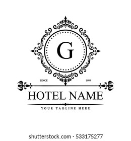 Luxury Logo template in vector for Restaurant, Royalty, Boutique, Cafe, Hotel, Heraldic, Jewelry, Fashion and other vector illustration