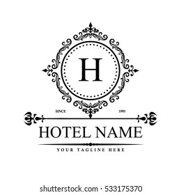 Luxury Logo template in vector for Restaurant, Royalty, Boutique, Cafe, Hotel, Heraldic, Jewelry, Fashion and other vector illustration
