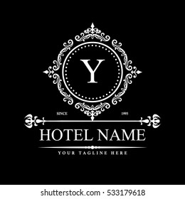 Luxury Logo template in vector for Restaurant, Royalty, Boutique, Cafe, Hotel, Heraldic, Jewelry, Fashion and other vector illustration