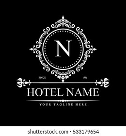 Luxury Logo template in vector for Restaurant, Royalty, Boutique, Cafe, Hotel, Heraldic, Jewelry, Fashion and other vector illustration
