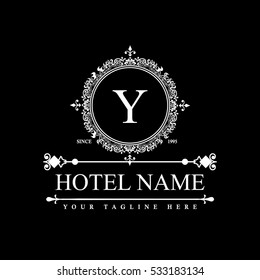 Luxury Logo template in vector for Restaurant, Royalty, Boutique, Cafe, Hotel, Heraldic, Jewelry, Fashion and other vector illustration