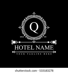 Luxury Logo template in vector for Restaurant, Royalty, Boutique, Cafe, Hotel, Heraldic, Jewelry, Fashion and other vector illustration