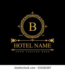 Luxury Logo template in vector for Restaurant, Royalty, Boutique, Cafe, Hotel, Heraldic, Jewelry, Fashion and other vector illustration