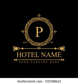 Luxury Logo template in vector for Restaurant, Royalty, Boutique, Cafe, Hotel, Heraldic, Jewelry, Fashion and other vector illustration