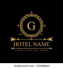 Luxury Logo template in vector for Restaurant, Royalty, Boutique, Cafe, Hotel, Heraldic, Jewelry, Fashion and other vector illustration