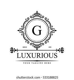 Luxury Logo template in vector for Restaurant, Royalty, Boutique, Cafe, Hotel, Heraldic, Jewelry, Fashion and other vector illustration