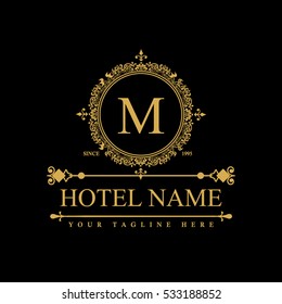 Luxury Logo template in vector for Restaurant, Royalty, Boutique, Cafe, Hotel, Heraldic, Jewelry, Fashion and other vector illustration