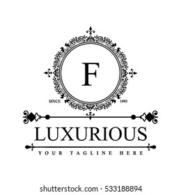 Luxury Logo template in vector for Restaurant, Royalty, Boutique, Cafe, Hotel, Heraldic, Jewelry, Fashion and other vector illustration