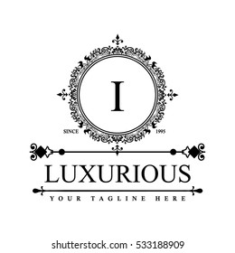 Luxury Logo template in vector for Restaurant, Royalty, Boutique, Cafe, Hotel, Heraldic, Jewelry, Fashion and other vector illustration