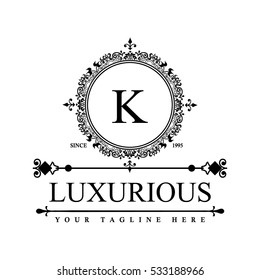 Luxury Logo template in vector for Restaurant, Royalty, Boutique, Cafe, Hotel, Heraldic, Jewelry, Fashion and other vector illustration