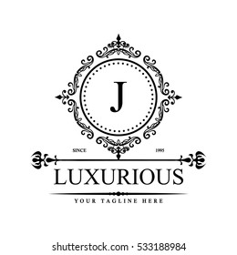 Luxury Logo template in vector for Restaurant, Royalty, Boutique, Cafe, Hotel, Heraldic, Jewelry, Fashion and other vector illustration