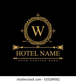 Luxury Logo template in vector for Restaurant, Royalty, Boutique, Cafe, Hotel, Heraldic, Jewelry, Fashion and other vector illustration