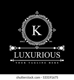 Luxury Logo template in vector for Restaurant, Royalty, Boutique, Cafe, Hotel, Heraldic, Jewelry, Fashion and other vector illustration