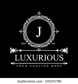 Luxury Logo template in vector for Restaurant, Royalty, Boutique, Cafe, Hotel, Heraldic, Jewelry, Fashion and other vector illustration