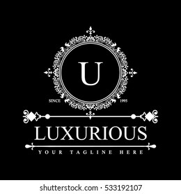 Luxury Logo template in vector for Restaurant, Royalty, Boutique, Cafe, Hotel, Heraldic, Jewelry, Fashion and other vector illustration