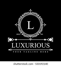 Luxury Logo template in vector for Restaurant, Royalty, Boutique, Cafe, Hotel, Heraldic, Jewelry, Fashion and other vector illustration