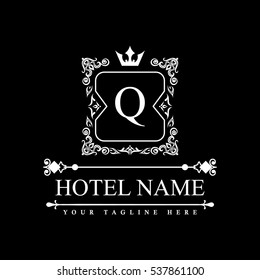 Luxury Logo template in vector for Restaurant, Royalty, Boutique, Cafe, Hotel, Heraldic, Jewelry, Fashion and other vector illustration

