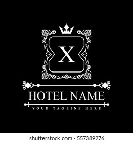 Luxury Logo template in vector for Restaurant, Royalty, Boutique, Cafe, Hotel, Heraldic, Jewelry, Fashion and other vector illustration