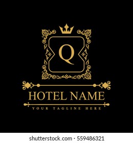 Luxury Logo template in vector for Restaurant, Royalty, Boutique, Cafe, Hotel, Heraldic, Jewelry, Fashion and other vector illustration