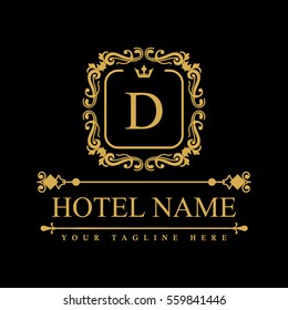 Luxury Logo template in vector for Restaurant, Royalty, Boutique, Cafe, Hotel, Heraldic, Jewelry, Fashion and other vector illustration