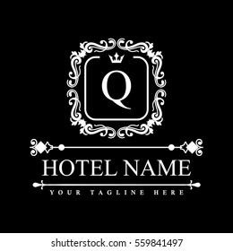 Luxury Logo template in vector for Restaurant, Royalty, Boutique, Cafe, Hotel, Heraldic, Jewelry, Fashion and other vector illustration