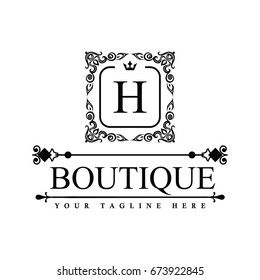 Luxury Logo template in vector for Restaurant, Royalty, Boutique, Cafe, Hotel, Heraldic, Jewelry, Fashion and other vector illustration