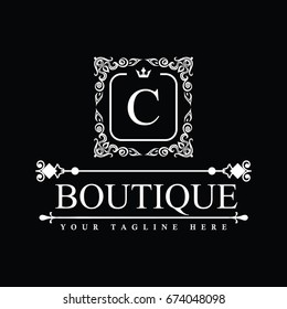 Luxury Logo template in vector for Restaurant, Royalty, Boutique, Cafe, Hotel, Heraldic, Jewelry, Fashion and other vector illustration