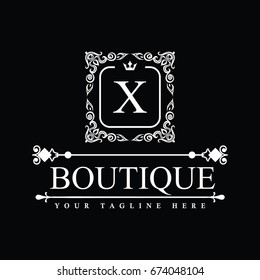 Luxury Logo template in vector for Restaurant, Royalty, Boutique, Cafe, Hotel, Heraldic, Jewelry, Fashion and other vector illustration