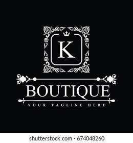 Luxury Logo template in vector for Restaurant, Royalty, Boutique, Cafe, Hotel, Heraldic, Jewelry, Fashion and other vector illustration