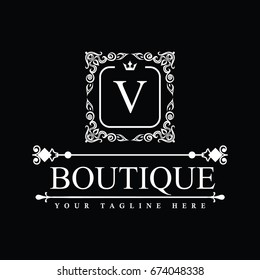 Luxury Logo template in vector for Restaurant, Royalty, Boutique, Cafe, Hotel, Heraldic, Jewelry, Fashion and other vector illustration