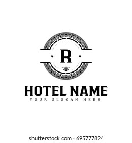 Luxury Logo template in vector for Restaurant, Royalty, Boutique, Cafe, Hotel, Heraldic, Jewelry, Fashion and other vector illustration