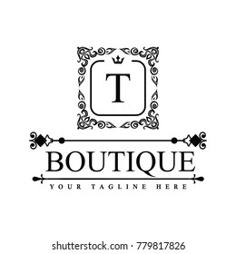 Luxury Logo template in vector for Restaurant, Royalty, Boutique, Cafe, Hotel, Heraldic, Jewelry, Fashion and other vector illustration