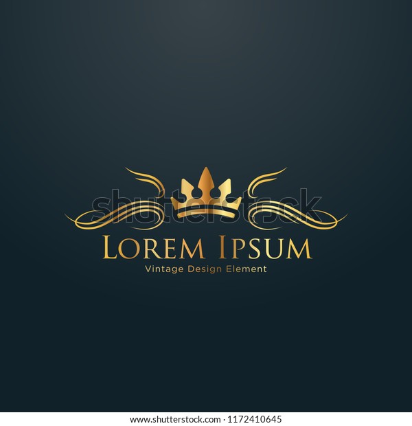Luxury Logo template in vector for Restaurant,\
Royalty, Boutique, Cafe, Hotel, Heraldic, Jewelry, Fashion and\
other vector illustration. EPS\
10.