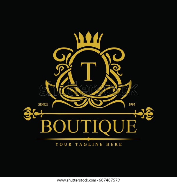 Luxury Logo Template Vector Restaurant Royalty Stock Vector (Royalty ...