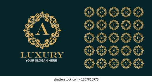 Luxury Logo Template in vector for Restaurant,Royalty,Boutique,Cafe,Hotel,Heraldic,Fashion and other vector illustration