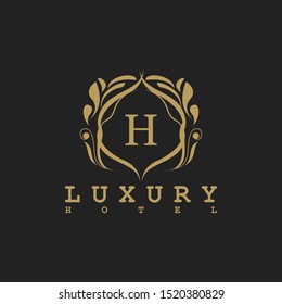 luxury logo in vector illustration