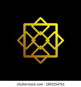 un lujoso logo vectorial con un diseño moderno y lujoso. con colores de gradación