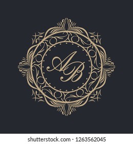 Luxury logo for wedding