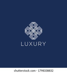 luxury logos, abstract ornaments, logo elements, innovative concept logo designs.