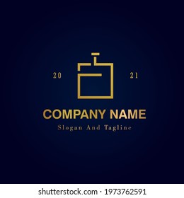 Luxury Logos template design. logo parfume design vector illustration 