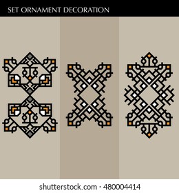 Luxury Logos template japanese, calligraphic, aztec elegant ornament lines. 
Business sign, identity for Restaurant, Royalty, Boutique, Hotel, Heraldic, 
Jewelry, Fashion and other vector illustration