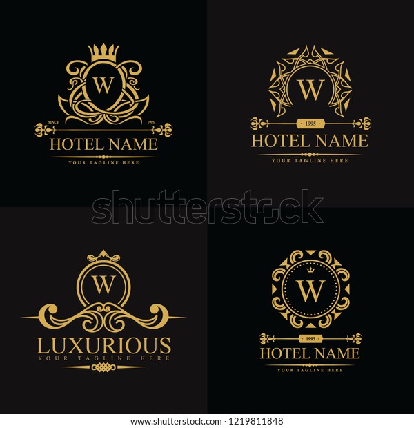 Luxury Logos Template Vector Restaurant Royalty Stock Vector (Royalty ...