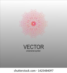 Luxury logotype for store. Ornamental vector symbols. Isolated abstract colorful vector logo. Vector vintage logo. Kaleidoscope .
