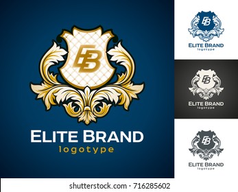 Luxury logo,vector logotype template for elite brands