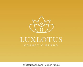 Luxury Lotus Logo Template and Editable