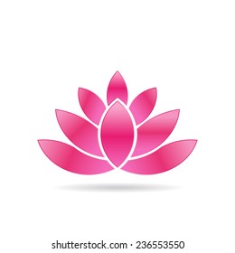 Luxury Lotus plant image. Vector icon