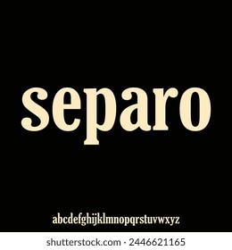 luxury lowercase alphabet vector set